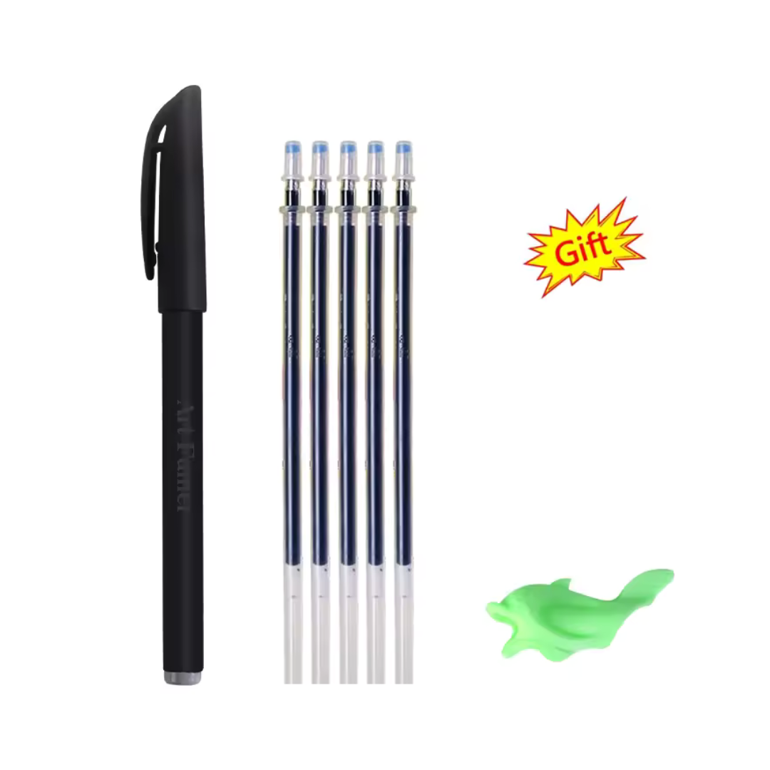 Reusable Handwriting Practice Book 4 BOOKS ,1 PEN, 1 GRIP, 10 REFILL