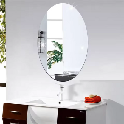 Combo of Oval Shape & Square Shape Mirror (Pack of 2)